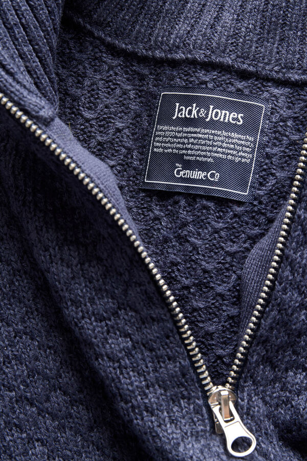 Jack & Jones Relaxed Rollkragenpullover Blau