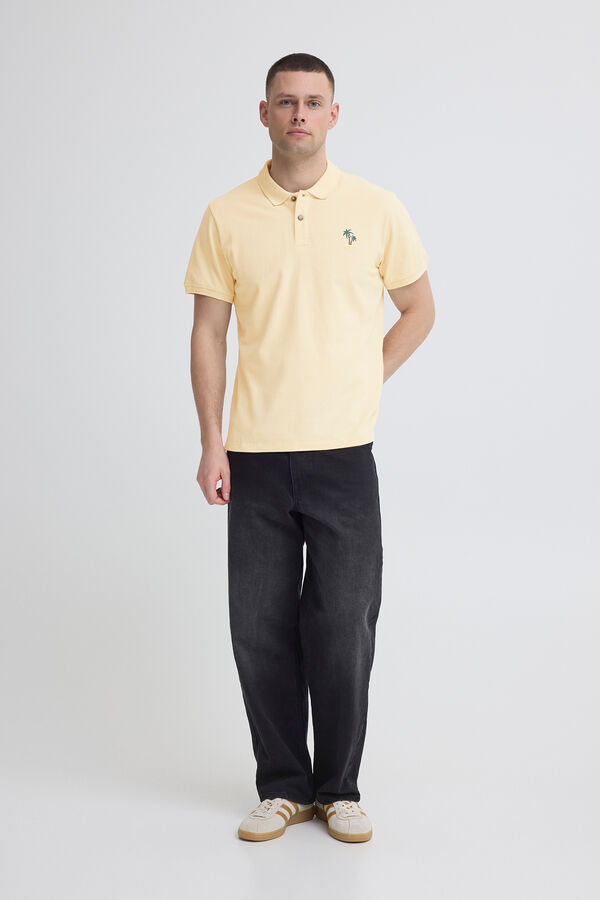 Blend Polo piqu&eacute; regular nude