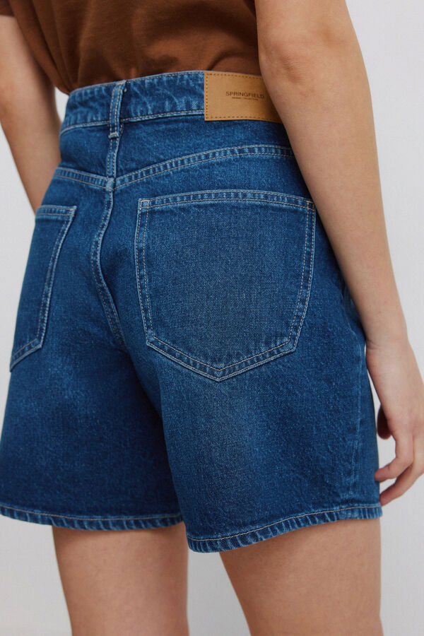 Springfield Bermuda en denim bleu