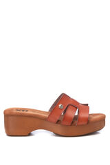 Springfield Women's sandals with a Zueco style nijanse braon
