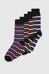 Brave Soul Striped socks 5 printed