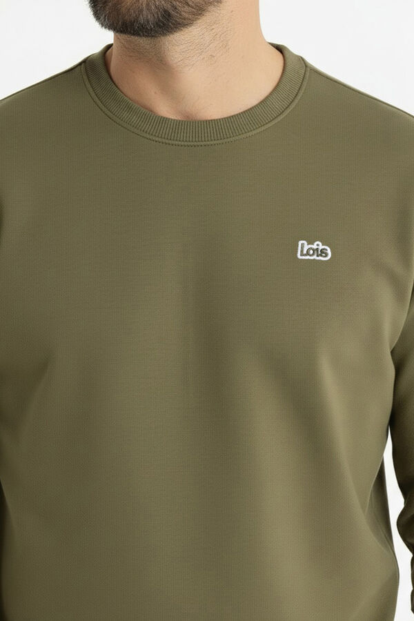 Lois Sudadera Cuello Caja verde