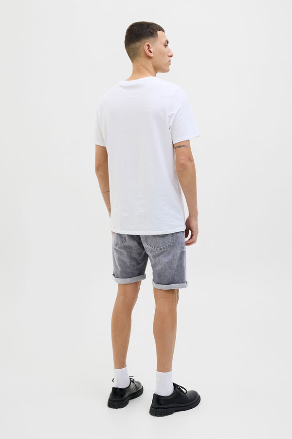 Jack & Jones Denim regular Bermuda shorts grey