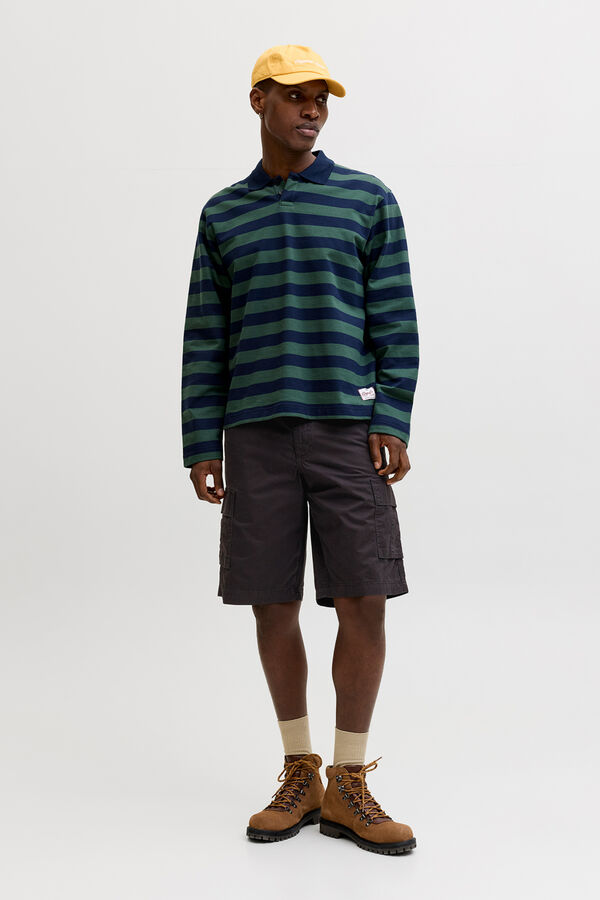 Jack & Jones Relaxed cargo Bermuda shorts black