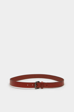 Springfield Reversible leather slim belt tan