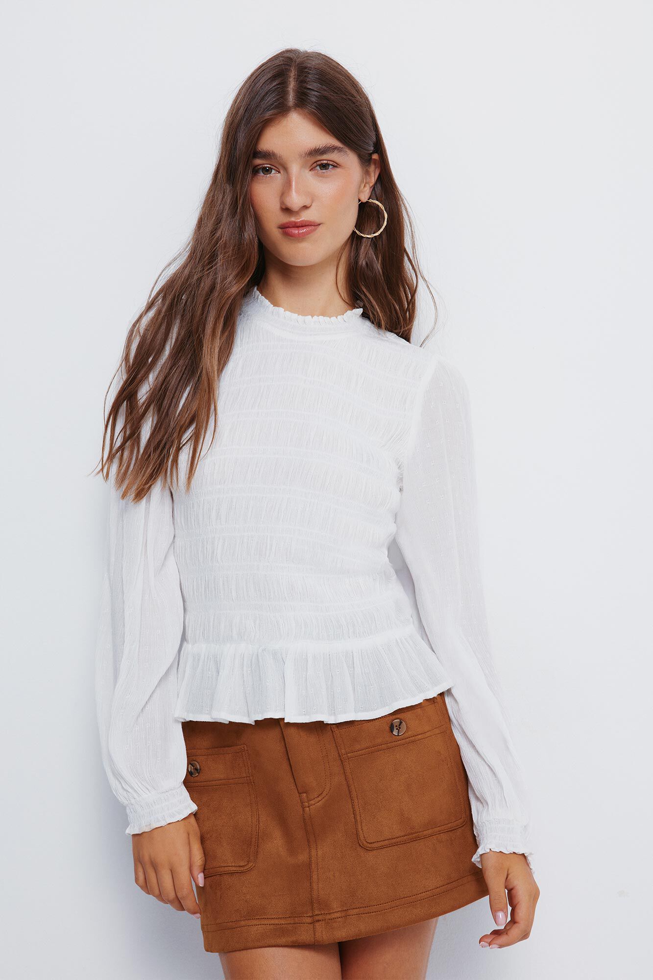 Springfield Romantic blouse with elastic bands