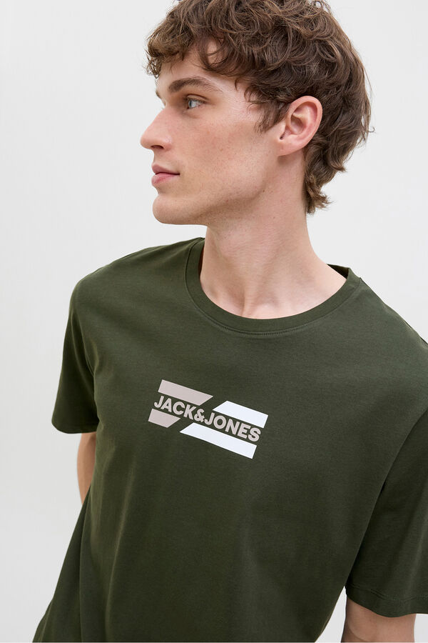 Jack & Jones Camiseta regular fit verde