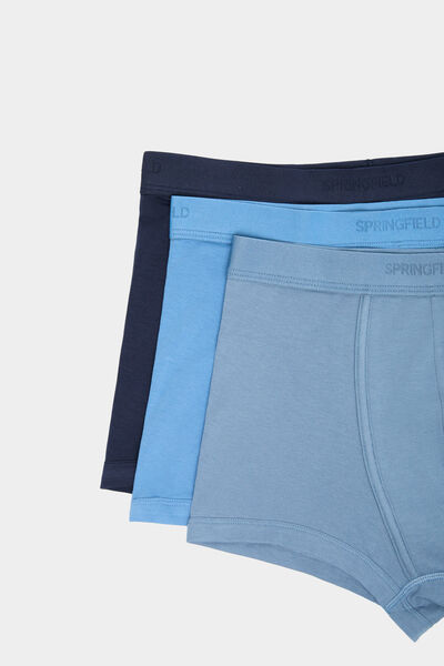 Springfield Pack 3 boxers básicos azul