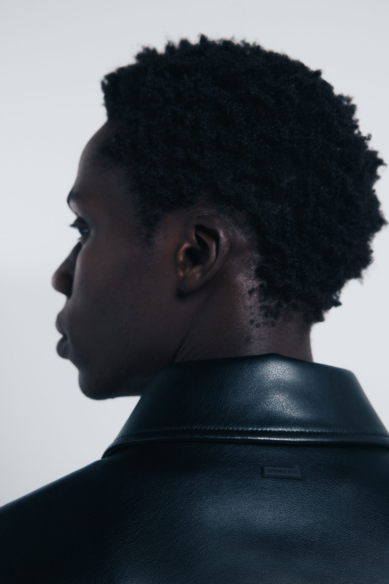 Faux leather jacket