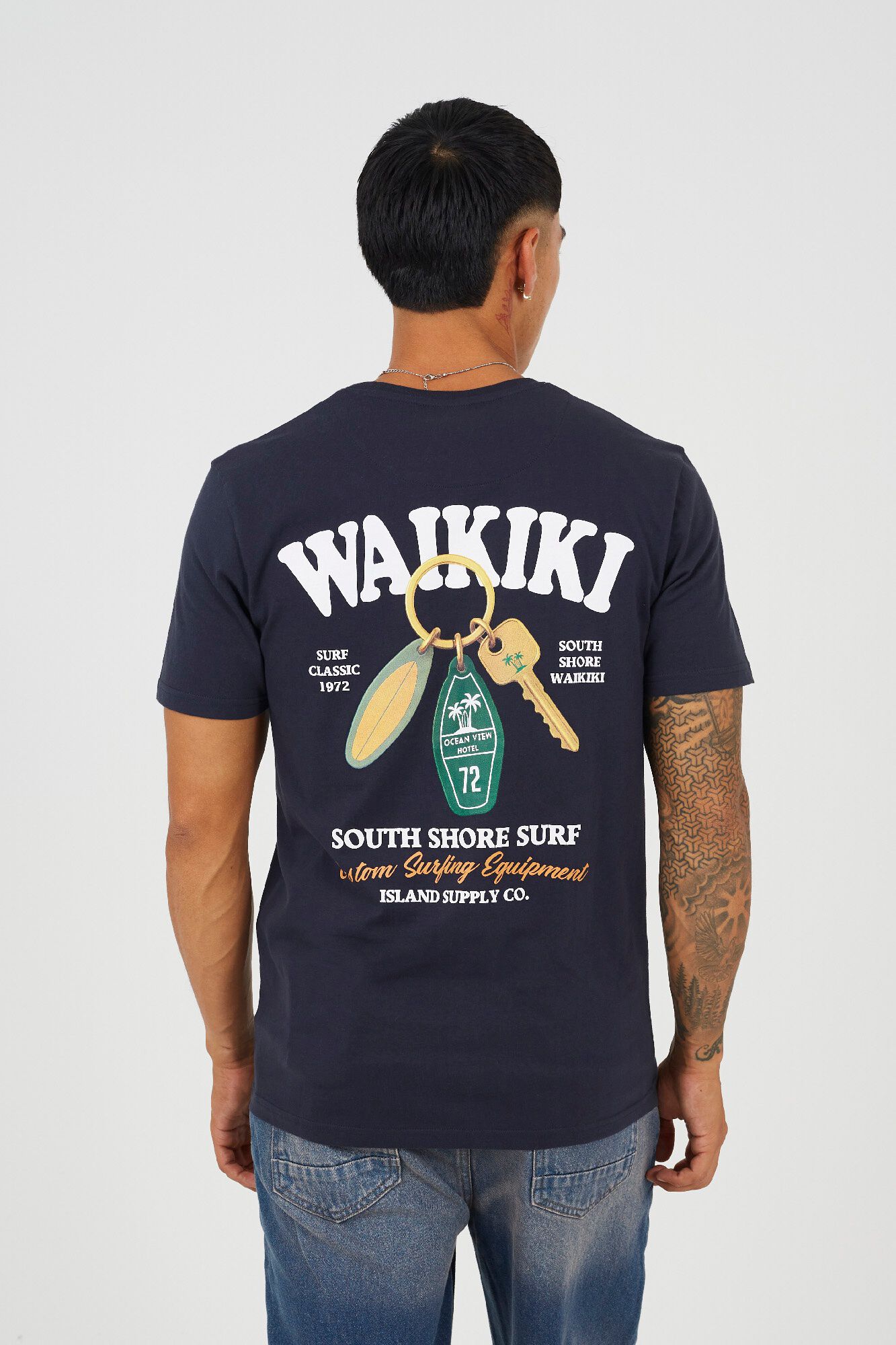 Brave Soul T-shirt de manga curta estampada