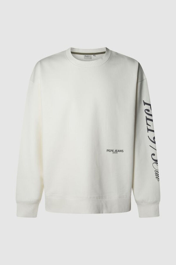 Pepe Jeans Sudadera Manny Crew marfil