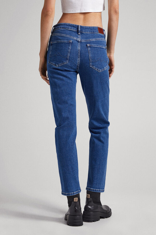 Springfield Regular fit high-rise Mary jeans bluish