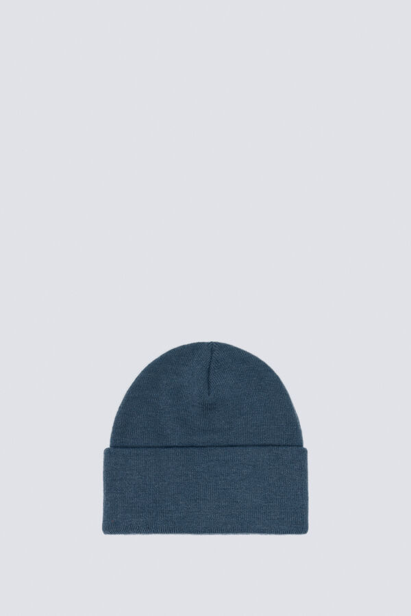 Springfield Knitted beanie jersey-knit blue