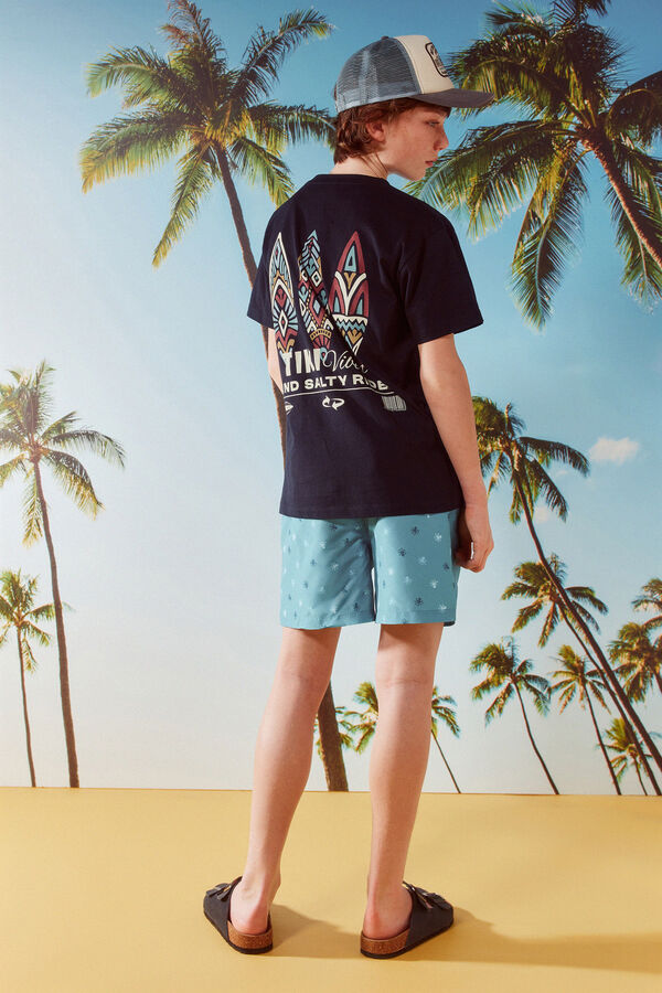 Springfield Kids Fato de banho infantil com polvo azul