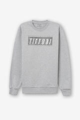 Springfield Sweatshirt with front print grey