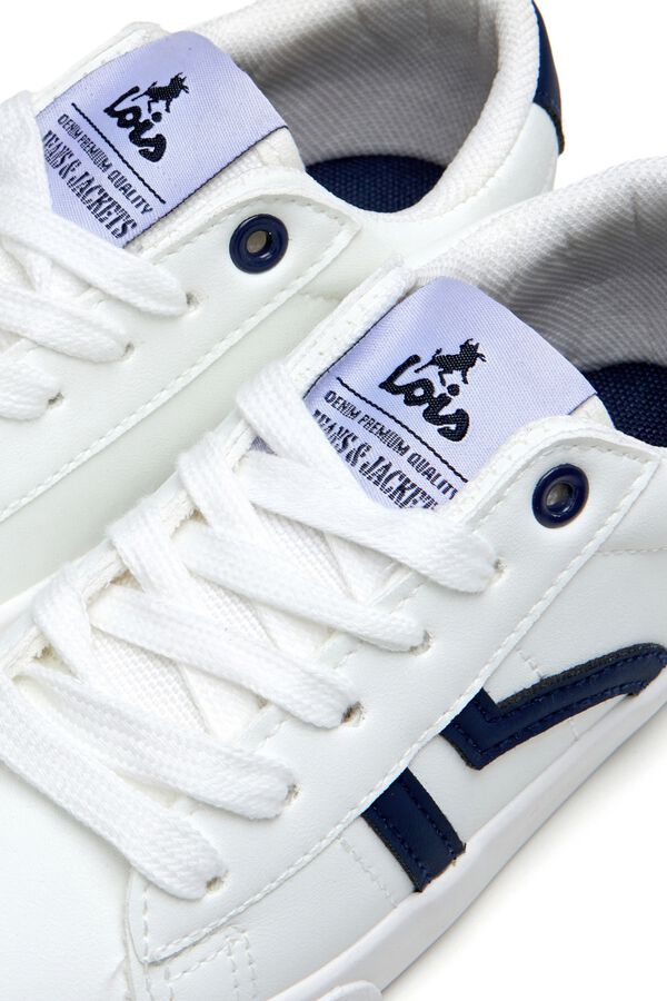 Lois Street tennis sneaker white