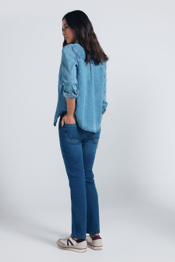 Springfield Kick flare jeans blue