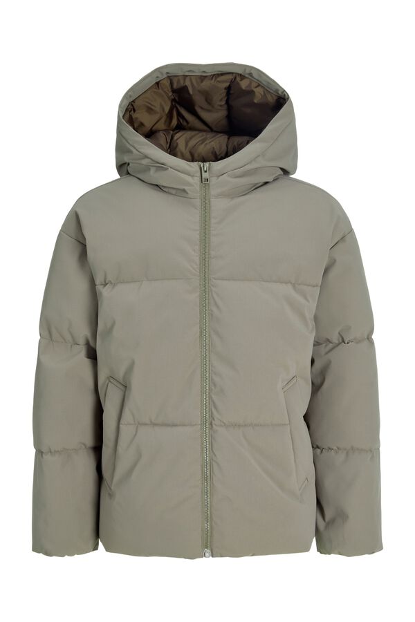 Jack & Jones Girl Puffer jacket with hood grey