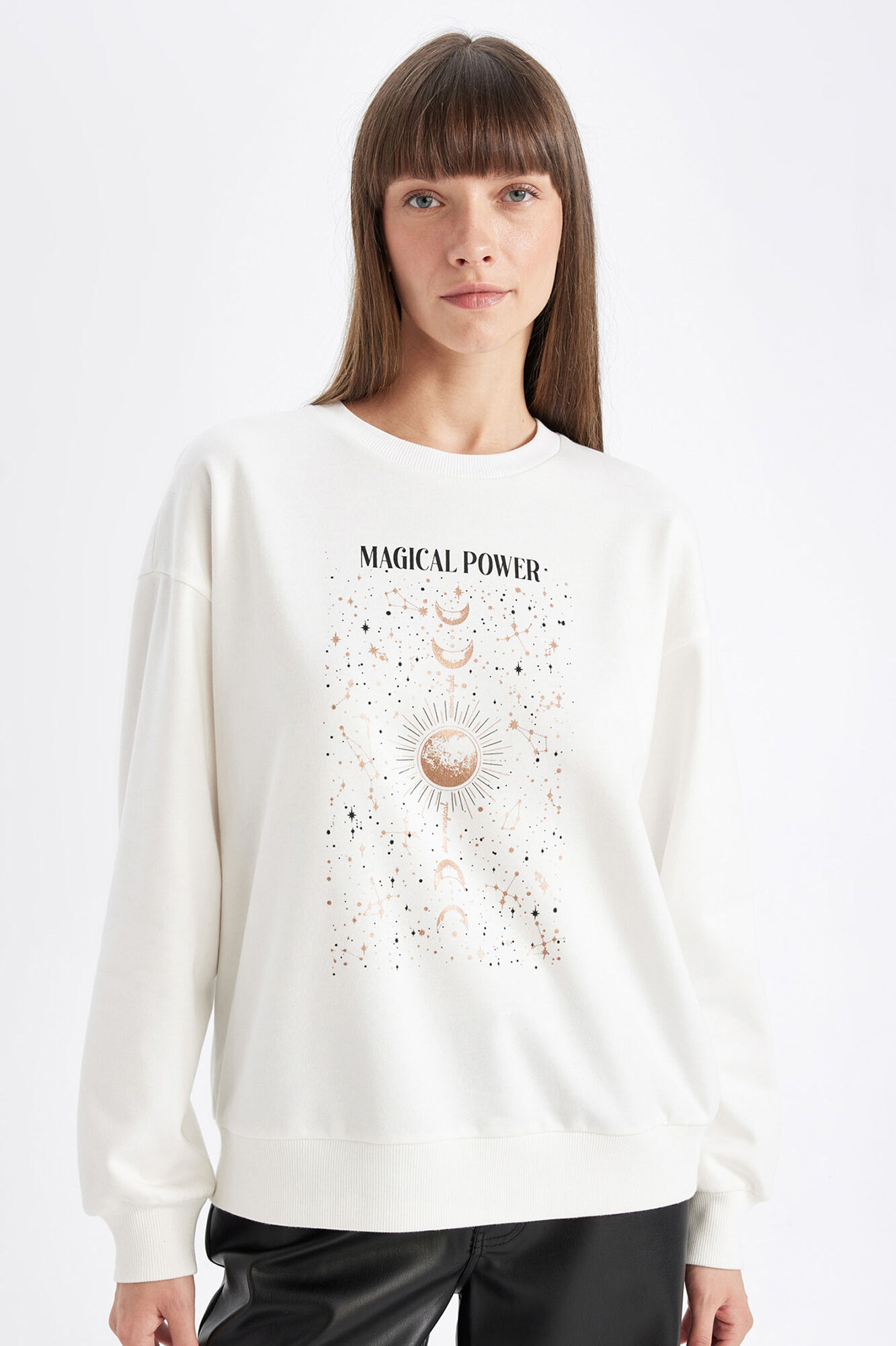 DeFacto Sweatshirt gola caixa