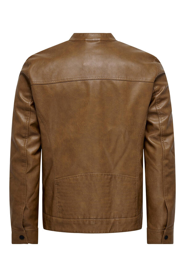 Springfield Biker jacket brown