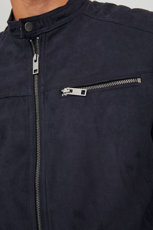 Jack & Jones Faux suede jacket black