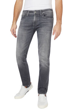 Springfield Hatch Slim Fit Low Waist Jeans gray