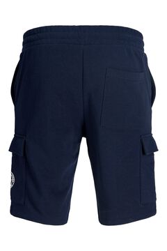Jack & Jones Bermuda cargo em felpa regular fit