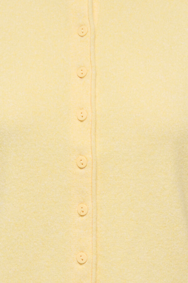 Only Strickjacke mit Kn&ouml;pfen mit Print