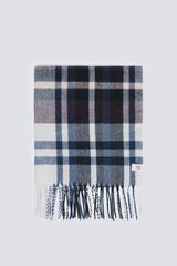 Springfield Bufanda cuadros tartán azul