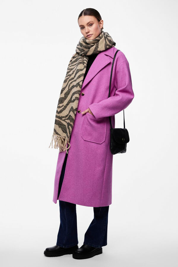 Pieces Umh&auml;ngetasche aus Leder Schwarz