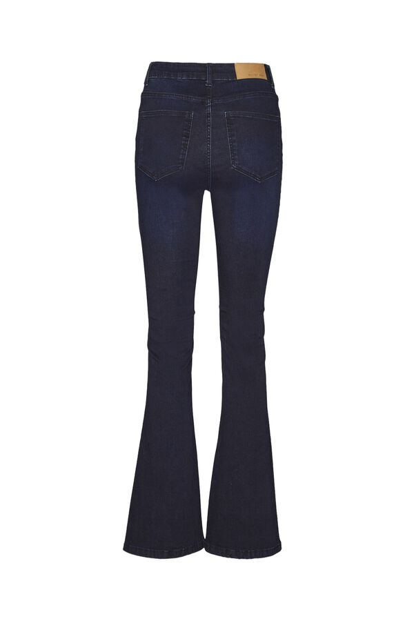 Noisy May High-waisted bootcut jeans bleu