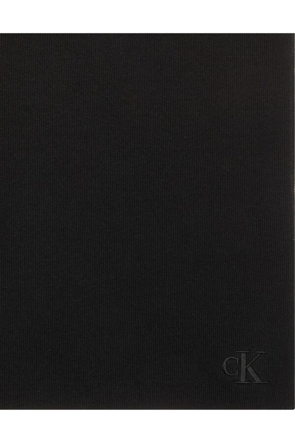 Calvin Klein Bufanda De Punto Ck negro