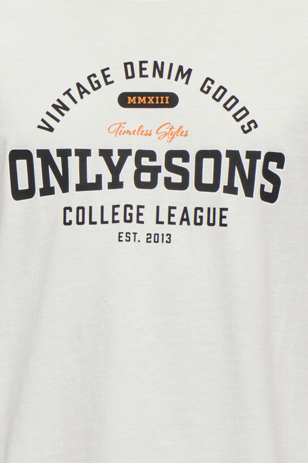 Only & Sons Junior Short-sleeved T-shirt white