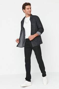 Trendyol Vaquero slim de lavado oscuro