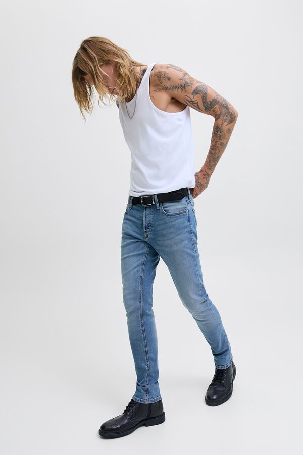 Jack & Jones Five-pocket slim fit jeans blue