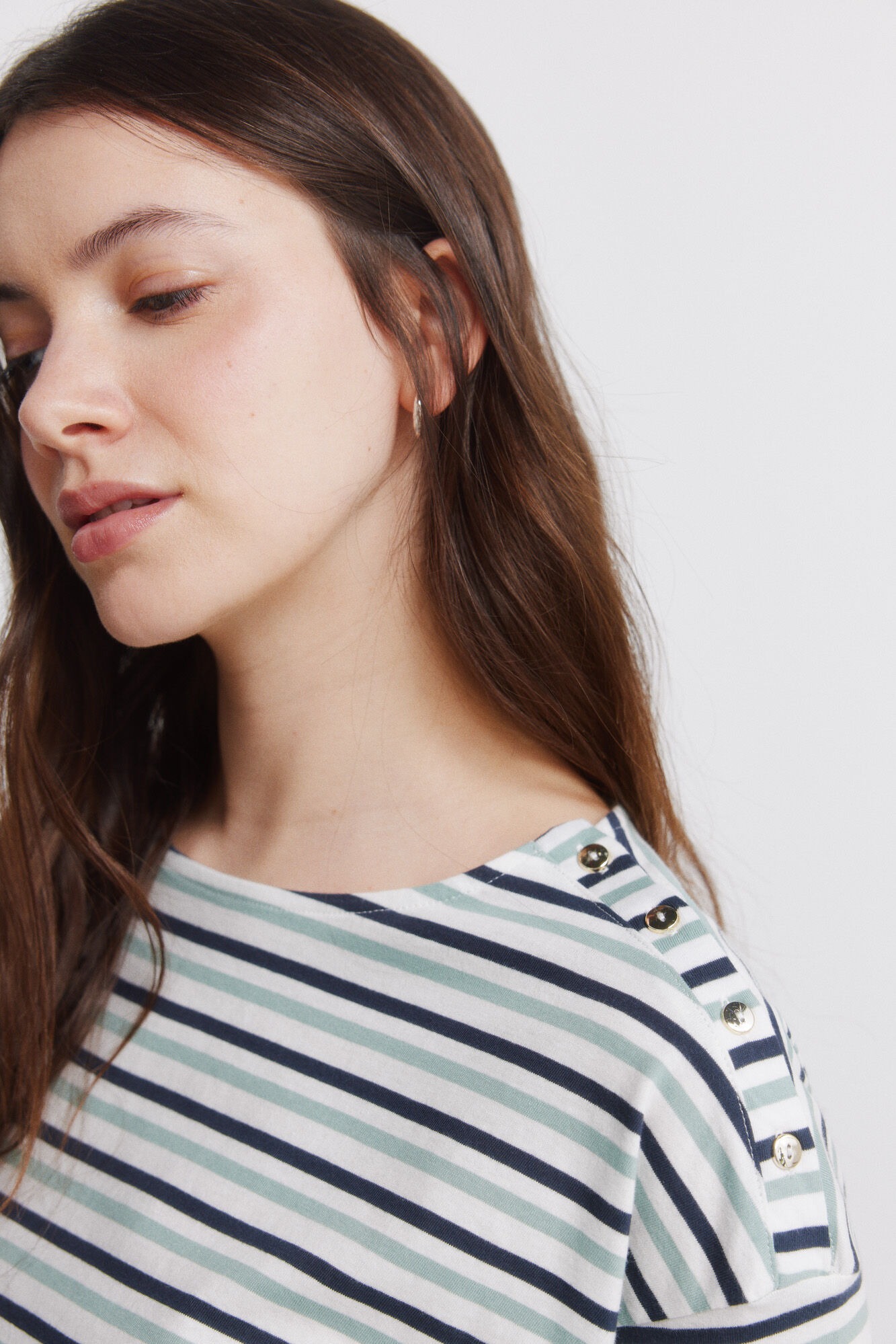 Springfield Shoulder button T-shirt