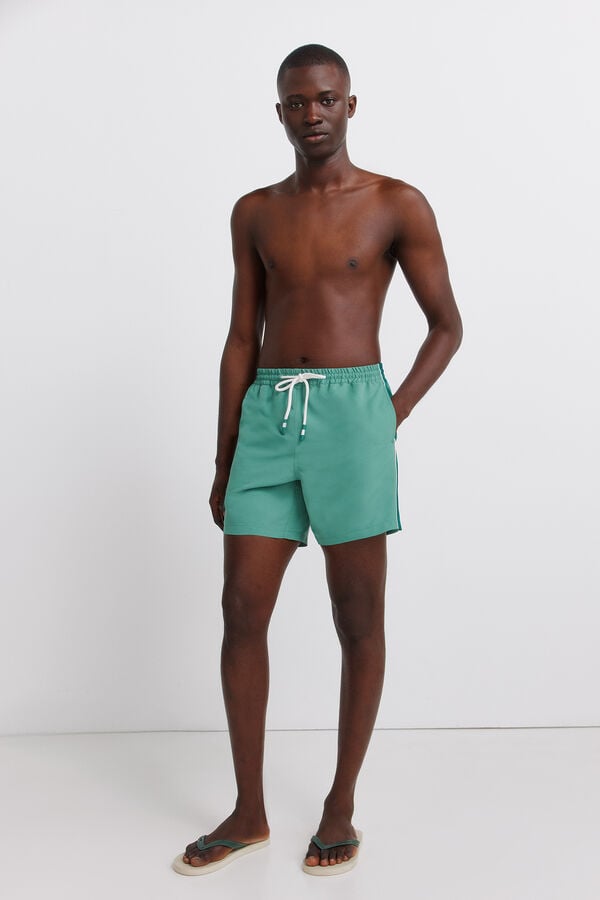 Springfield Plain V-shaped swimwear green