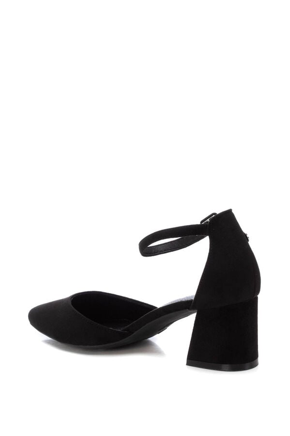 Refresh Sapato Feminino Camur&ccedil;a Bege preto