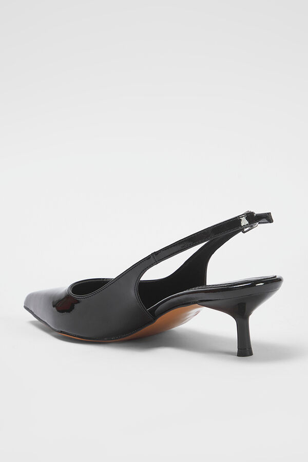 Trendyol Kitten heel mule shoes black