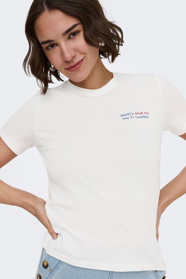 Only Short-sleeved T-shirt white