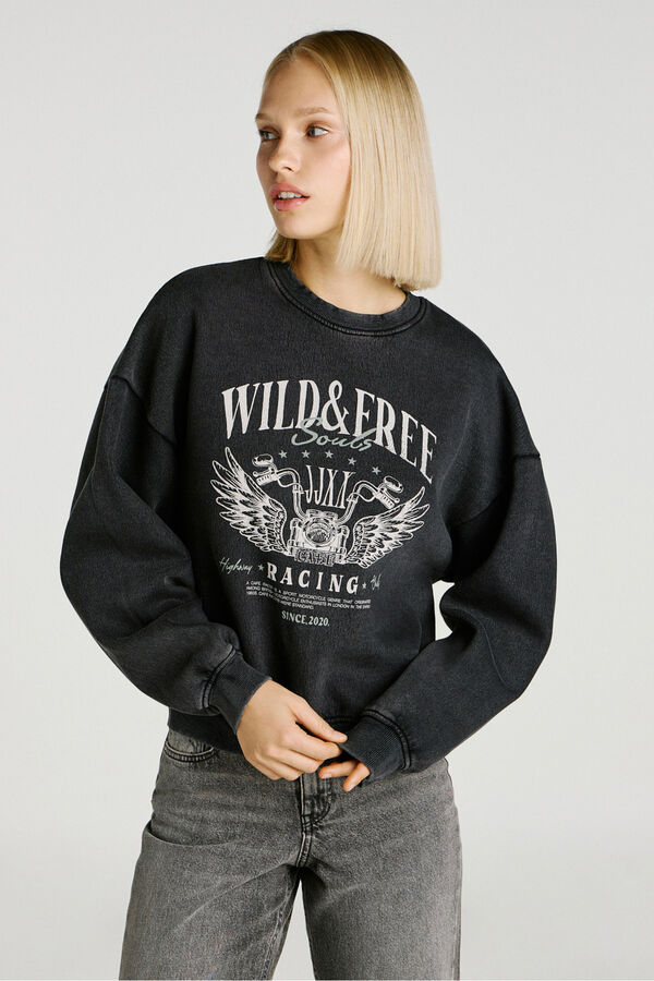 Jack & Jones Sudadera regular fit negro