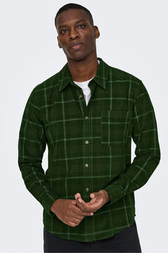 Only & Sons Camisa de manga comprida de veludo