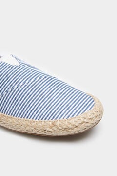 Springfield Flat espadrille with central elastic bluish