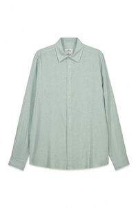 Springfield End-on-end linen viscose shirt
