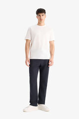 DeFacto Straight trouser blue
