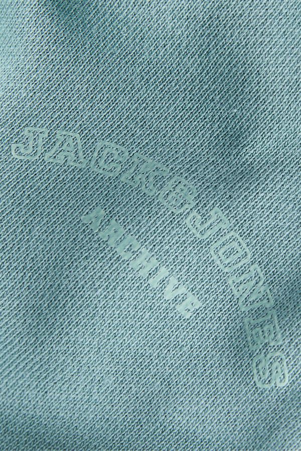 Jack & Jones Regular fit fleece Bermuda shorts blue