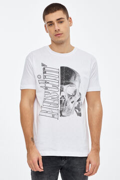Springfield Skull print T-shirt white