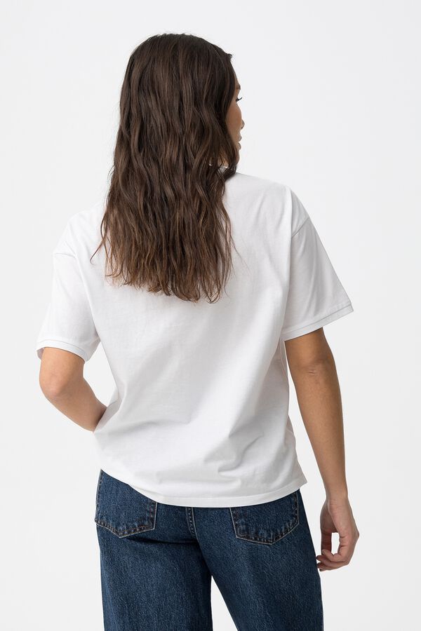 Tiffosi Relaxed knots t-shirt blanc