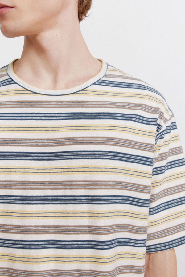 Springfield Striped T-shirt white