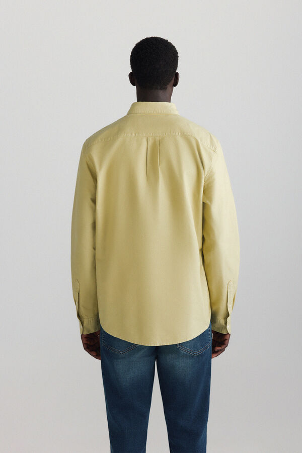Springfield Garment-dyed oxford shirt red
